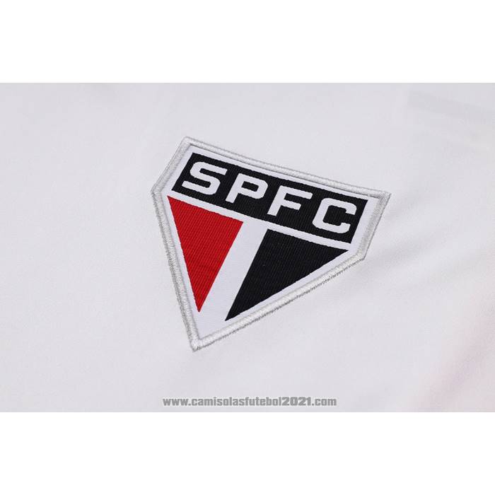 Fato de Treino Sao Paulo Manga Curta 2023-2024 Cinza - Calcas Curta